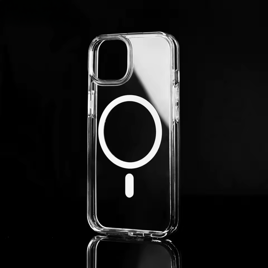 Case MagSafe Transparente iPhone - Protección Reforzada Anti-Impactos