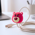 Protector de Cable de Silicona - Diseño Oso