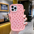 Case Sweet Heart Waves| Diseño Ondulado Rosa | Compatible con iPhone 15 Pro Max